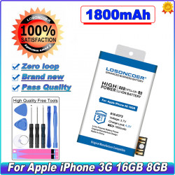 Batterie pour Apple iPhone 3G 16 Go, 8 Go, Outils Gratuits, HLP088-H1942, 1800mAh. vue 0