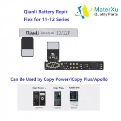 Kit de Réparation de Câbles iPhone 13 12 11 Pro Max V1S QianLi avec Batterie Flex Originale et Alimentation de Copie i vue 0