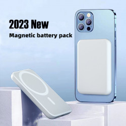 Batterie Externe Magnétique Sans Fil Portable 2023 pour iPhone 11/13/12/14 Pro Max/12 Mini - Batterie de Secours vue 0