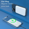 Batterie Externe Magnétique Sans Fil Portable 2023 pour iPhone 11/13/12/14 Pro Max/12 Mini - Batterie de Secours vue 3