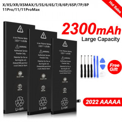 Batterie Haute Capacité 2022 pour IPhone 5 6 6S 5s SE 7 8 Plus X Xs Max 11 Pro - Offre Spéciale 100%. vue 0