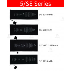 Batterie de Remplacement pour iPhone 6 7 8 Plus X XR XS XSM 11 12 13 Pro Max Mini SE SE2020 - 1 Pièce vue 1
