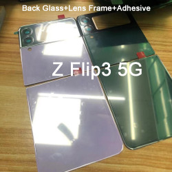 Verre Arrière D'Origine pour Samsung Galaxy Z Flip3 5G Flip 3 F711B F711U F711W F7110 SC-54B SCG12 F711 Boîtier de Bat vue 0