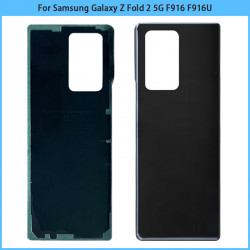 Coque Arrière en Verre pour Samsung Galaxy Z Fold 2 5G F916 F916U avec Couvercle de Batterie et Panneau de Porte Arriè vue 2