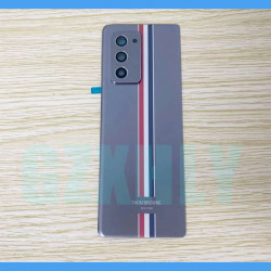 Couvercle de Batterie Arrière en Verre pour Samsung Galaxy Z Fold2 5G Z Fold 2 F916U F916B avec Objectif d'Appareil Pho vue 1