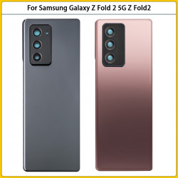 Couvercle arrière de batterie en verre pour Samsung Galaxy Z Fold 2 5G F916 - Remplacement d'objectif d'appareil photo. vue 1