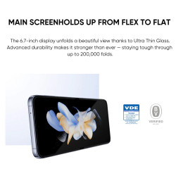 Smartphone Galaxy Z Flip 4 5G - Écran Super AMOLED de 6.7 pouces, Batterie de 3700mAh, Téléphone Portable d'Origine. vue 3