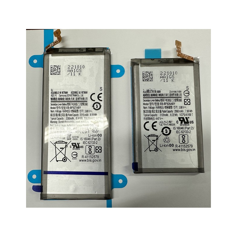 Batterie 2120mAh EB-BF926ABY EB-BF927ABY pour Samsung GALAXY Z Fold3 Fold 3 5G SM-F926B - Batterie de Téléphone Portab vue 0