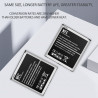 Batterie de Remplacement Samsung Galaxy S4 2600mAh pour Modèles I9500, I9505, I337, I959, I545, I9295, NFC. vue 4
