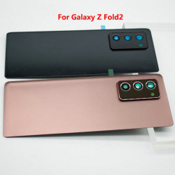 Coque Arrière de Batterie en Verre pour Samsung Galaxy Z Fold 2 5G F916 avec Cadre d'Appareil Photo. vue 0