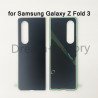 Coque Arrière en Verre Samsung Galaxy Z Fold 3 5G F9260 avec Couvercle de Batterie Adhésif d'Origine. vue 1