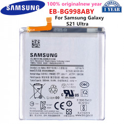 Batterie de Remplacement Originale EB-BG998ABY 5000mAh pour Téléphone Portable Samsung Galaxy S21 Ultra S21Ultra G998  vue 0