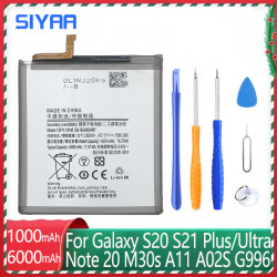 Batterie Samsung Galaxy S20 S21 Ultra Plus A11 A115 A10S A20S S5620I G980F M30s A02S N980 Note 20 G996 G998 M21. vue 0