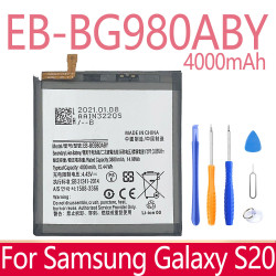 Batterie Samsung Galaxy S20 S21 Ultra Plus A11 A115 A10S A20S S5620I G980F M30s A02S N980 Note 20 G996 G998 M21. vue 4