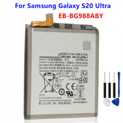 Batterie de Remplacement d'Origine EB-BG988ABY pour Samsung Galaxy S20 Ultra - 5000mAh + Outils Gratuits. vue 0