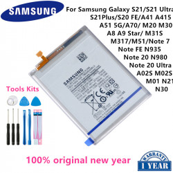 Batterie d'Origine pour Samsung Galaxy S21/S21 Ultra/S21Plus/S20 FE/A41/A51 5G/A70/Note 20/Note 20 Ultra/A02S vue 0