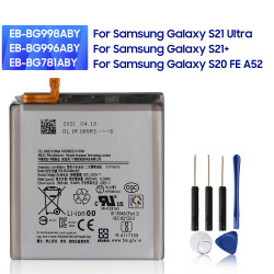 Batterie de Remplacement Samsung Galaxy S21 S21 Ultra S21Plus S20 FE A52 EB-BG998ABY EB-BG996ABY EB-BG781ABY EB-BG991ABY vue 0