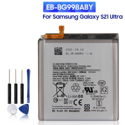 Batterie de Remplacement Samsung Galaxy S21 S21 Ultra S21Plus S20 FE A52 EB-BG998ABY EB-BG996ABY EB-BG781ABY EB-BG991ABY vue 3