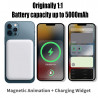MaxSafe - Batterie Externe Magnétique Sans Fil pour iPhone 14 13 12 Pro Max, Mini Bloc de Batterie Auxiliaire Original  vue 1