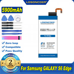 Batterie 6200mAh pour Samsung Galaxy S6 Bord Actif S7 S8 S8+ S9 S9 Plus S10 S10 Lite S10 Plus S10E S20 S20 FE S20 Ultra  vue 2