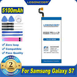 Batterie 6200mAh pour Samsung Galaxy S6 Bord Actif S7 S8 S8+ S9 S9 Plus S10 S10 Lite S10 Plus S10E S20 S20 FE S20 Ultra  vue 5