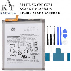 Batterie Li-Polymère Rechargeable pour Samsung Galaxy S20 FE SM-G781 A52 EB-BS906ABY 4500mAh. vue 0