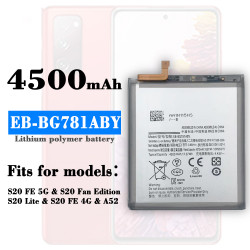 Batterie de Remplacement Originale Samsung EB-BG781ABY 4500mAh pour Galaxy S20 FE 5G SM-G781B A52 SM-A526/DS. vue 0
