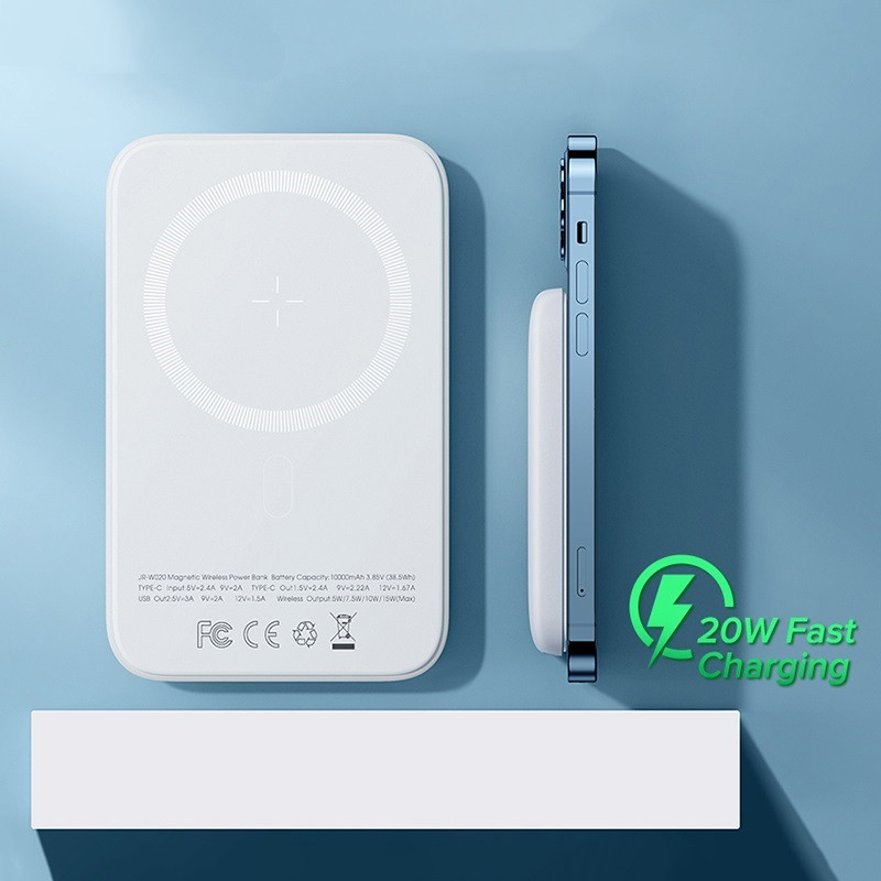 Power Bank Magnétique Sans Fil 2023 mAh Chargeur de Batterie Portable pour iPhone 12 13 Pro Max 20W 10000. vue 0
