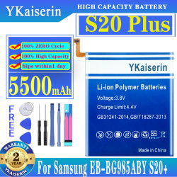 Batterie EB-BG985ABY 5500 mAh pour Samsung Galaxy S20 Plus S20 Plus S20 + - Batterie de Téléphone Intelligent Sans Pis vue 0