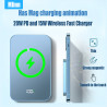 MacSafe PD20W 10000mAh Batterie de Secours Magnétique avec Chargeur Rapide Sans Fil pour iPhone 14, 13, 12 Pro. vue 1