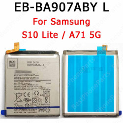 Batterie Li-ion 4500 mAh D'origine pour Samsung Galaxy S10 Lite A71 5G EB-BA907ABY Bateria Pièces De Rechange. vue 0