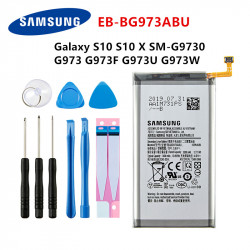 Batterie Originale EB-BG973ABU 3400mAh pour Samsung Galaxy S10 S10 X SM-G9730 SM-G973 G973F G973U G973W avec Outils Incl vue 0