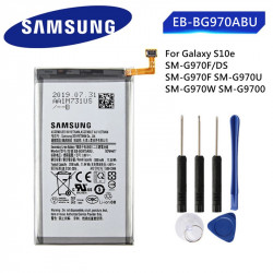 Batterie 100% Authentique pour Galaxy S10e S10 E/DS G9700, 3000/3100mAh, Akku vue 0