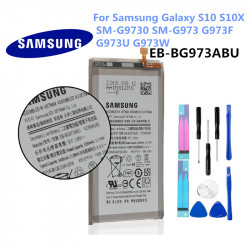 Batterie EB-BG973ABU 3300mAh Akku pour Samsung Galaxy S10 S10X SM-G973 G973F G973U G973W G9730 avec Outils Inclus. vue 0