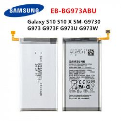 Batterie Originale EB-BG973ABU 3400mAh pour Téléphone Portable Samsung Galaxy S10 S10 X SM-G9730 SM-G973 G973F G973U G vue 0