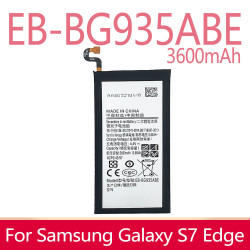 Batterie d'Origine Samsung Galaxy S5 S6 Edge Plus S7 Edge S8 S8 Plus S9 Plus S10 J7 Note 2 Ace 2 G935 G9250 SM-G930F G92 vue 1