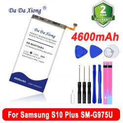 Batterie EB-BG975ABU pour Samsung Galaxy S10 Plus 4600mAh - Compatible avec SM-G975F/DS, SM-G975U, G975W et G9750. vue 0
