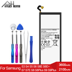 Batterie de Remplacement Samsung Galaxy S6 S7 S8 S3 S4 S5 NFC S7 S6 Edge S8 S9 Plus G930F G950F G920F G900F i9300 vue 0