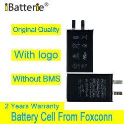 Lot de 5 Cellules de Batterie d'Origine pour iPhone XR XS Max 11 12 13 Pro Max - Sans BMS, Pas de Batterie Flexible, Ré vue 0
