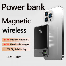 Macsafe - Batterie Externe Sans Fil Magnétique et Chargeur Rapide pour iPhone 12/13/14 Pro Max. vue 0