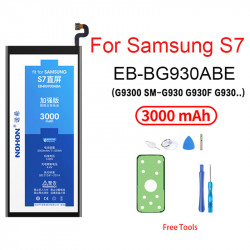 Batterie d'Origine Samsung Galaxy S8 S9 S5 S4 S3 S7 S6 Edge Plus i9300 i9500 avec NFC et Haute Capacité. vue 1