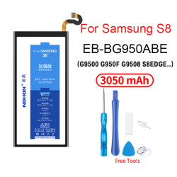 Batterie d'Origine Samsung Galaxy S8 S9 S5 S4 S3 S7 S6 Edge Plus i9300 i9500 avec NFC et Haute Capacité. vue 2