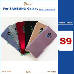 Coque de Remplacement en Verre pour Samsung Galaxy S9 G960 G960F avec Couvercle de Batterie, Coque de Porte Arrière Ét vue 0