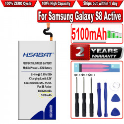 Batterie 5100mAh pour Samsung Galaxy S8 Active EB-BG892ABA G892F G892A G892L G892 G892V SM-G8920, SM-G892L vue 0