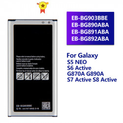 Batterie Rechargeable EB-BG903BBE pour Samsung Galaxy S5 NEO G903F G903W S6 Active G870A G890A S7 Active S8 Active vue 0