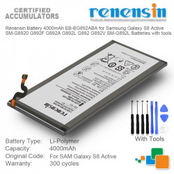 Batterie 4000mAh pour Samsung Galaxy S8 Active EB-BG892ABA G892F G892A G892L G892 G892V SM-G8920, SM-G892L. vue 0