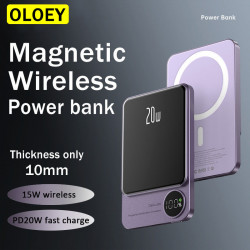 Chargeur sans fil magnétique 15W 10000mAh pour iPhone 12/13/14 - Batterie auxiliaire externe rapide vue 1