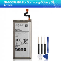 Batterie de Remplacement EB-BG892ABA pour Samsung GALAXY S8 Active, 4000mAh, Nouvelle Version. vue 0