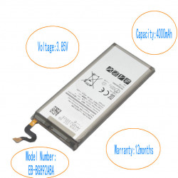 Batterie de Remplacement EB-BG892ABA 4000mAh pour Samsung Galaxy S8 Active SM-G8920 G892F G892A G892L G892 G892V SM-G892 vue 2