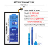 Batterie Haute Capacité pour Samsung Galaxy S8 S6 S7 Edge SM-G950F G920F G925F G930F G935F - Outils de Remplacement Gra vue 3